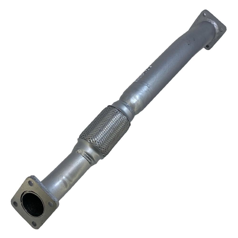 Труба глушителя средняя часть (с гофрой) между горным тормозом и банкой глушителя Isuzu NLR85/NMR85 | 4JJ1 Е-4/5 | Ижорский глушитель